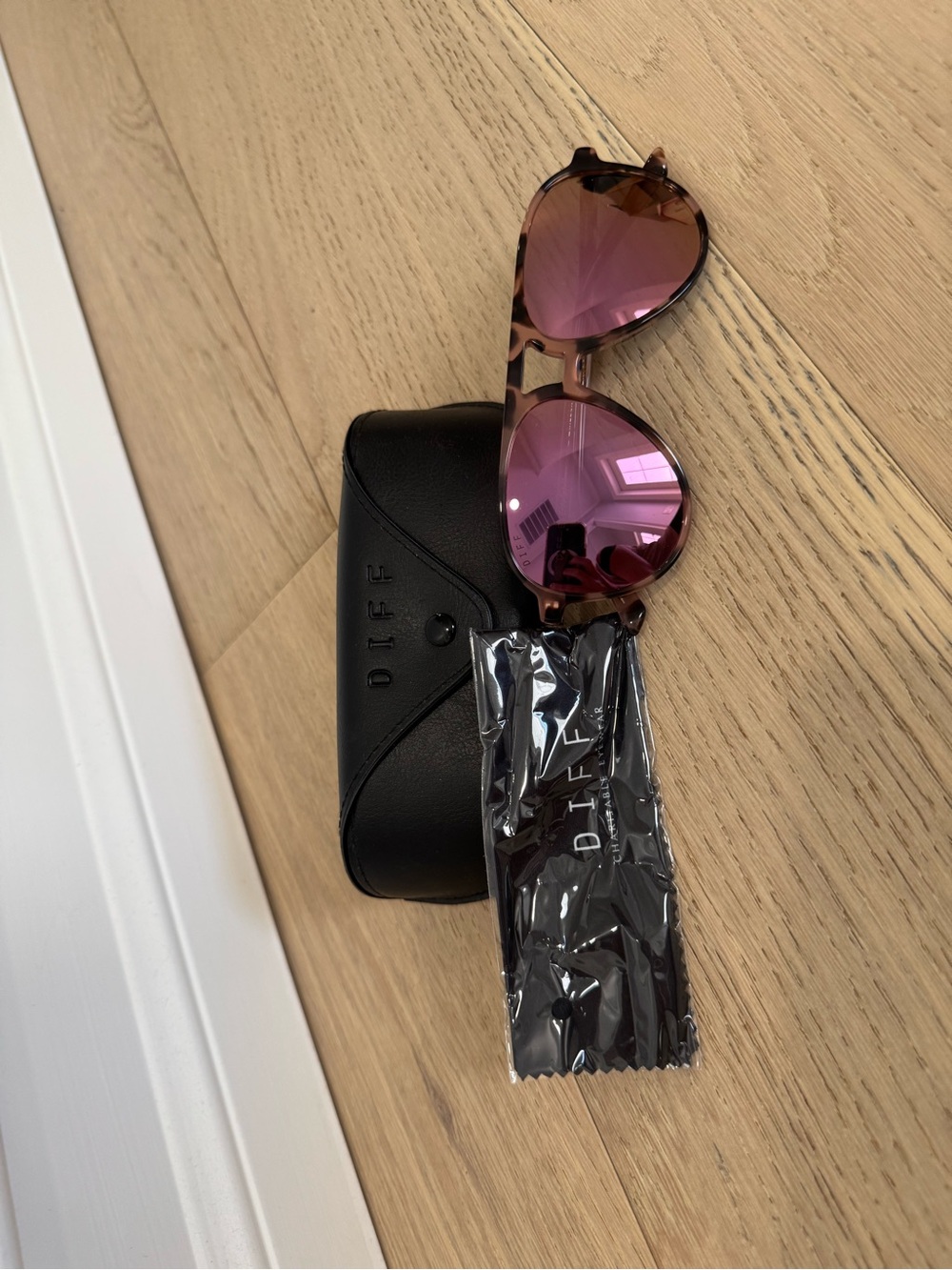 DIFF Tosca II Aviator Sunglasses